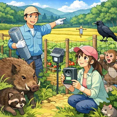 害獣対策の基本を初心者向けにわかりやすく解説？