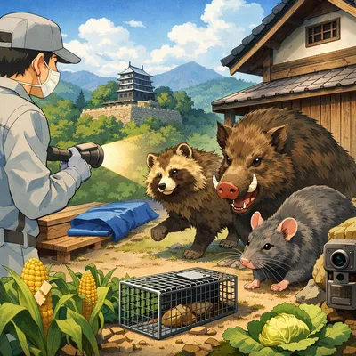 上田市の害獣駆除の相談や対策はどうすべき？