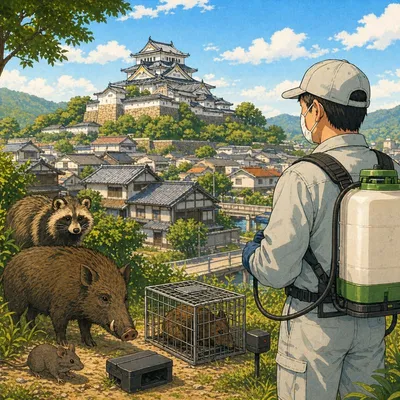 津山市で害獣駆除をお願いするには？