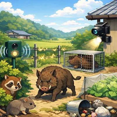 害獣対策におすすめの予防法を徹底比較？