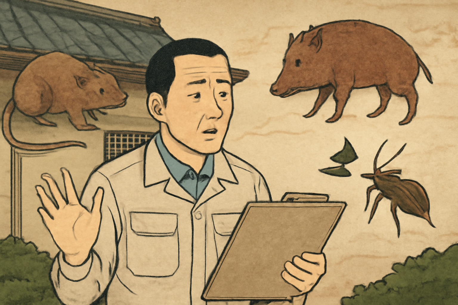 害獣対策にかかる日数の目安と短縮のコツとは?被害を最小限に抑える方法