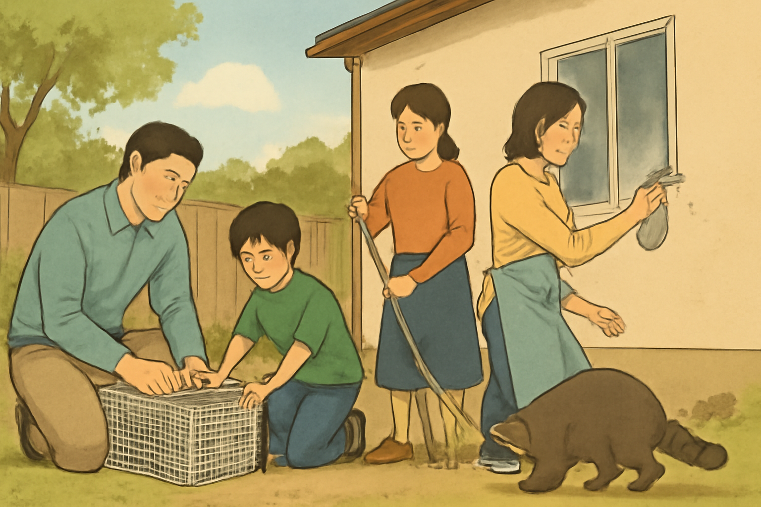 害獣対策を家族で進めるときの役割分担のコツとは？チームで守る安心な暮らし