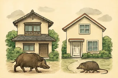 害獣対策に向く家と向かない家の違いとは？大切な住まいを守るためのチェックポイント
